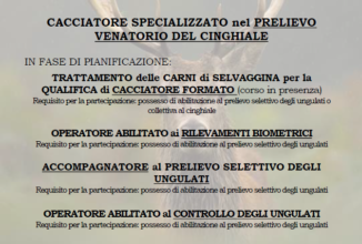 SONO APERTE LE PREISCRIZIONI AI CORSI SPECIALISTICI ORGANIZZATI DA FEDERCACCIA BRESCIA