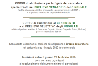 APERTE LE PREISCRIZIONI PER CORSI DI SPECIALIZZAZIONE A BROZZO DI MARCHENO IN COLLABORAZIONE CON IL COMPRENSORIO ALPINO CA6